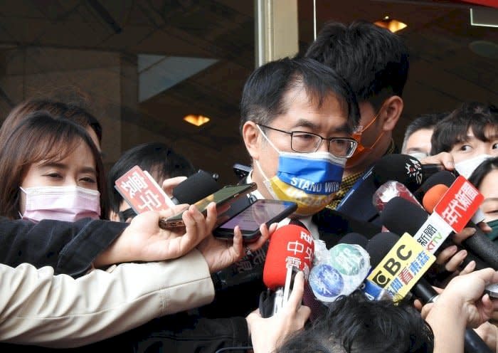 台南市長黃偉哲表示，他要嚴厲譴責謝龍介與所有想以此達成不法目的之特定人士，並將提起誹謗告訴，追究相關法律責任。（資料照/劉玉秋 攝）