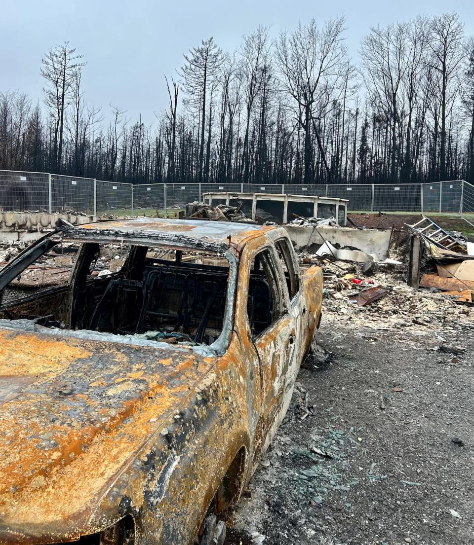 Jody Stuart's property on Jenna Lane was decimated during the wildfire on May 28.