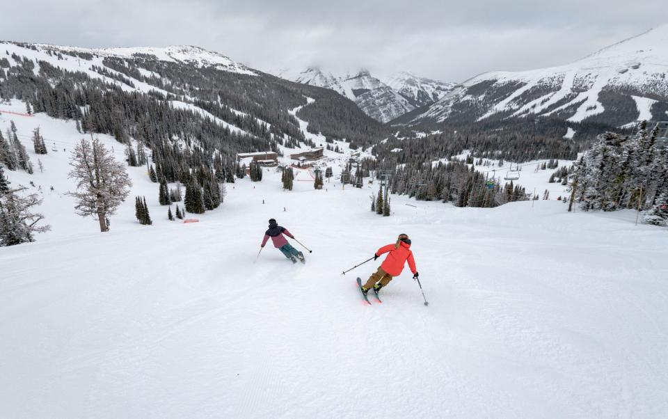 Skiing in the Rockies