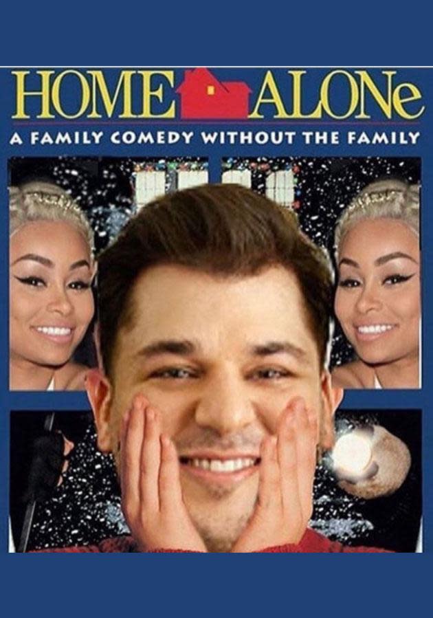 home alone rob kardashian