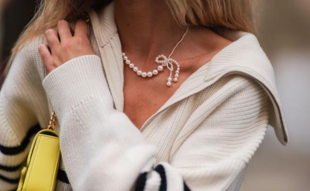 Chanel Faux Pearl & Strass Multistrand Necklace - White, Gold-Plated  Multistrand, Necklaces - CHA914627