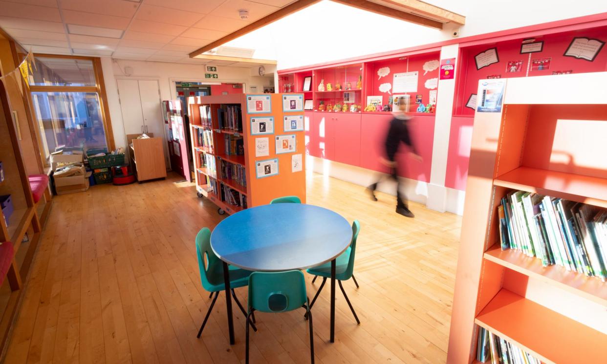 <span>The survey found many schools were using pupil premiums – extra funding for each child eligible for free school meals – to plug budget gaps.</span><span>Photograph: Graeme Robertson/The Guardian</span>