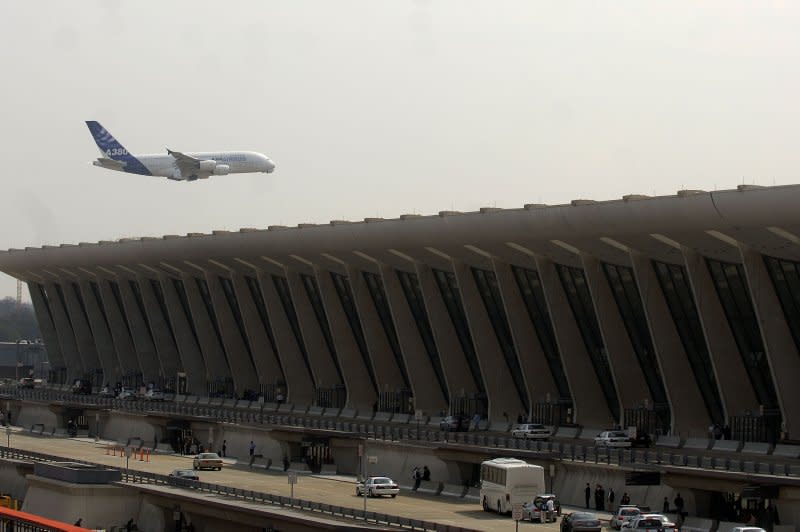 House Republicans are seeking to rename Washington Dulles International Airport in Virginia (pictured) to "Donald J. Trump International Airport." The bill, introduced Tuesday by House Republicans to honor the former president, was blasted by Democrats who called it "unserious and delusional." File Photo by Kevin Dietsch/UPI