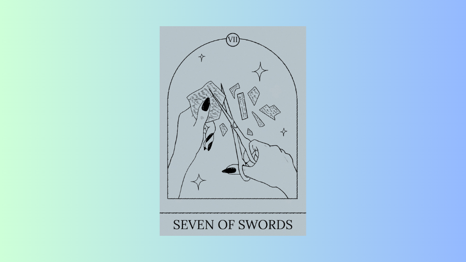 Sagittarius: 7 of Swords