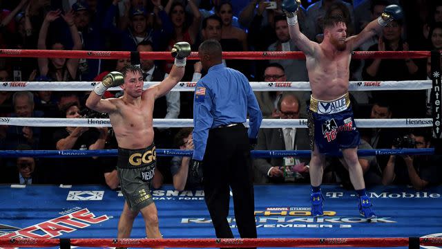 Both men thought they'd won. Image: Getty