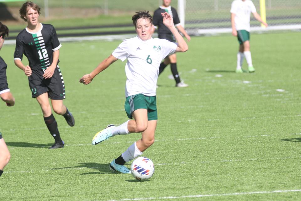Madison's Randy Jamieson scored two goals in his varsity debut during the Rams' 4-2 win over Clear Fork on Friday night.