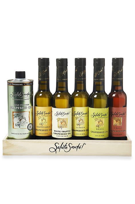 Infused and Cold Pressed Grapeseed Oils