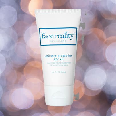 Face Reality ultimate protection SPF 28 sunscreen