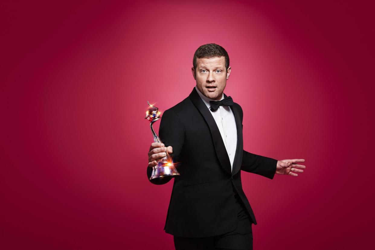 Host for the night: Dermot O'Leary will be presenting the awards: ITV