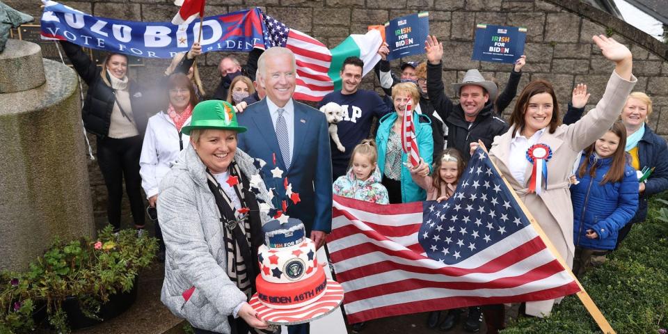 Joe Biden supporters Ireland