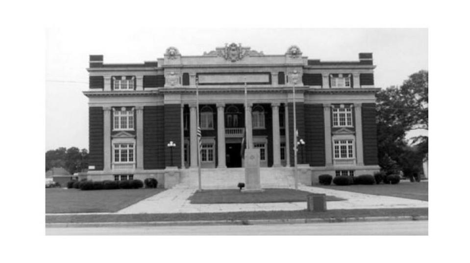 The Dillon County Courthouse is part of the Dillon Downtown Historic District in Dillon, South Carolina.