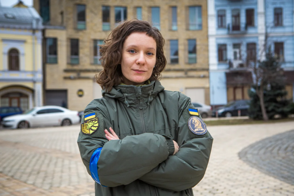 Anna Kazhan is a serviceman of the 47th separate mechanized brigade "Mahura" <span class="copyright">Photo: Наталія Кравчук, NV</span>