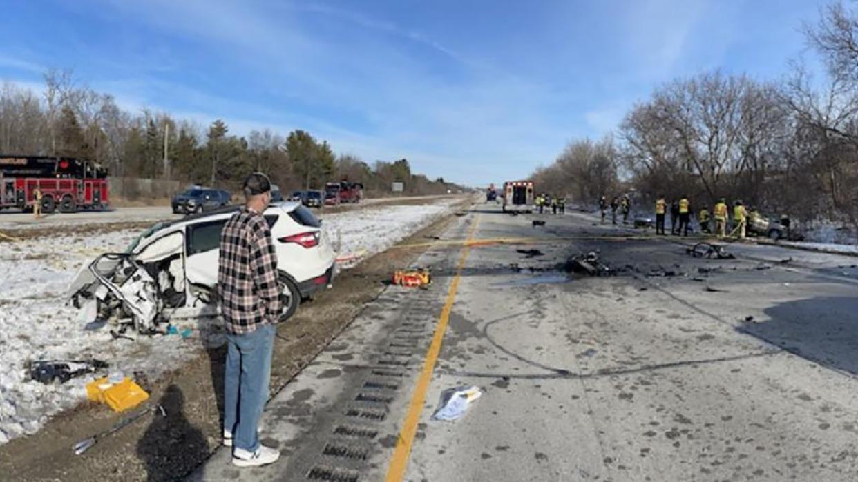 <div>Crash on Highway 16, Waukesha County</div>
