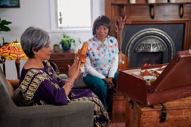 <p>Courtesy of Hallmark</p> Phylicia Rashad and Tina Lifford in 'Heaven Down Here'