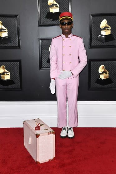 Tyler, the Creator attends the 62nd Annual GRAMMY Awards at STAPLES Center on January 26, 2020 in Los Angeles, California.