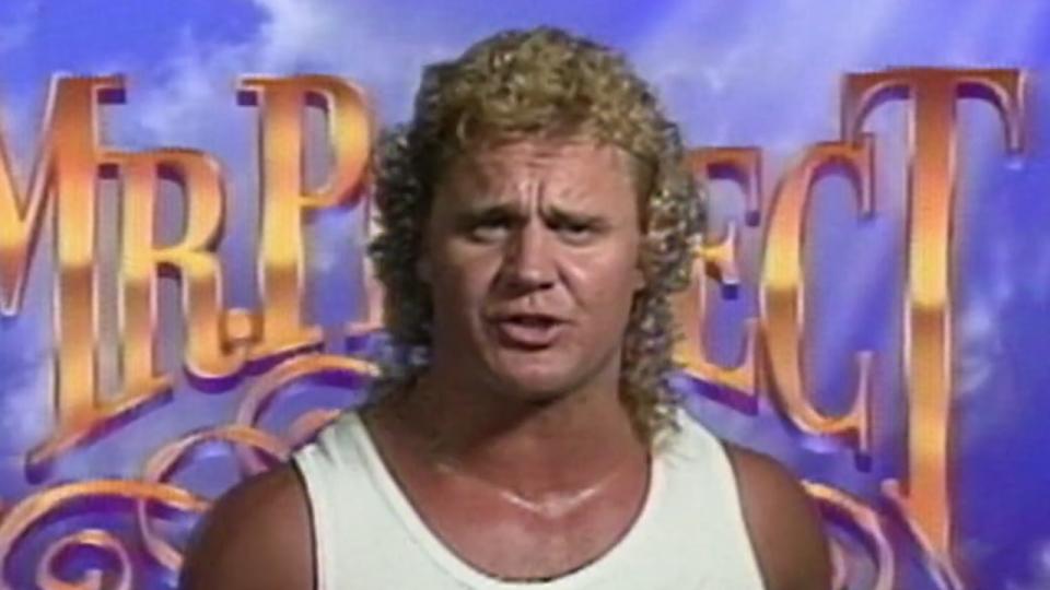 Mr. Perfect giving interview in WWE