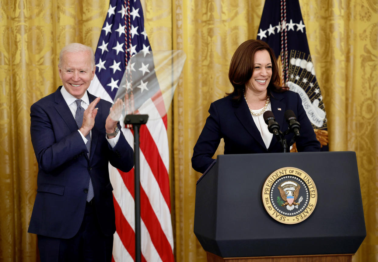 Joe Biden and Kamala Harris