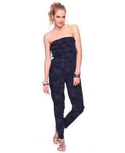 forever 21 tiered ruffle jumpsuit