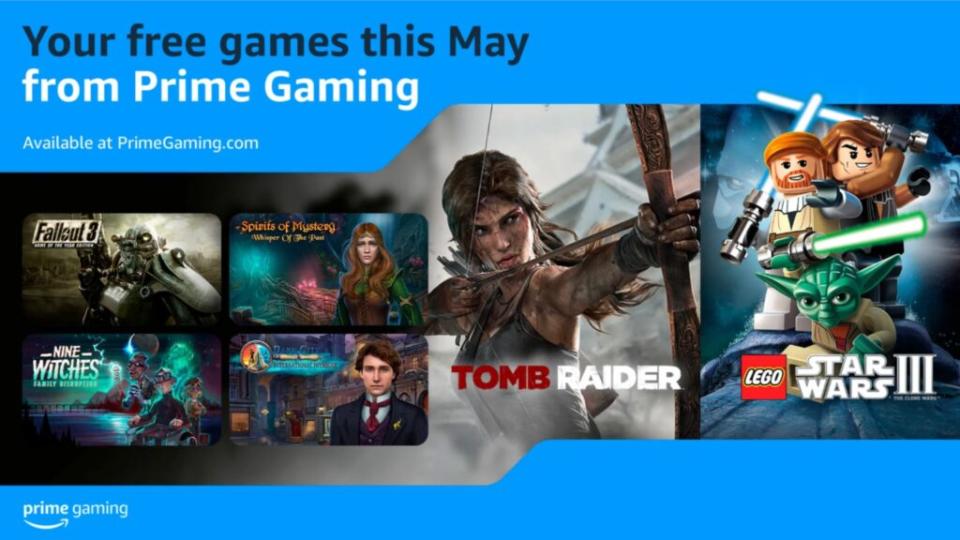 Amazon Prime Gaming en mai 2024 // Source : Amazon