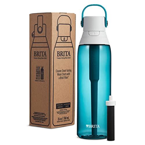 <p><strong>Brita</strong></p><p>amazon.com</p><p><strong>$16.99</strong></p><p><a href="https://www.amazon.com/dp/B07H1F6N2F?tag=syn-yahoo-20&ascsubtag=%5Bartid%7C2141.g.39373335%5Bsrc%7Cyahoo-us" rel="nofollow noopener" target="_blank" data-ylk="slk:Shop Now" class="link ">Shop Now</a></p><p>Using the popular Brita filter right in the bottle, you’ll<strong> improve the taste and odor of your drinking water and reduce chlorine and other chemicals from the tap</strong>. The filter fits right into the straw that easily sips from the BPA-free plastic bottle with a leak-proof lid.</p>