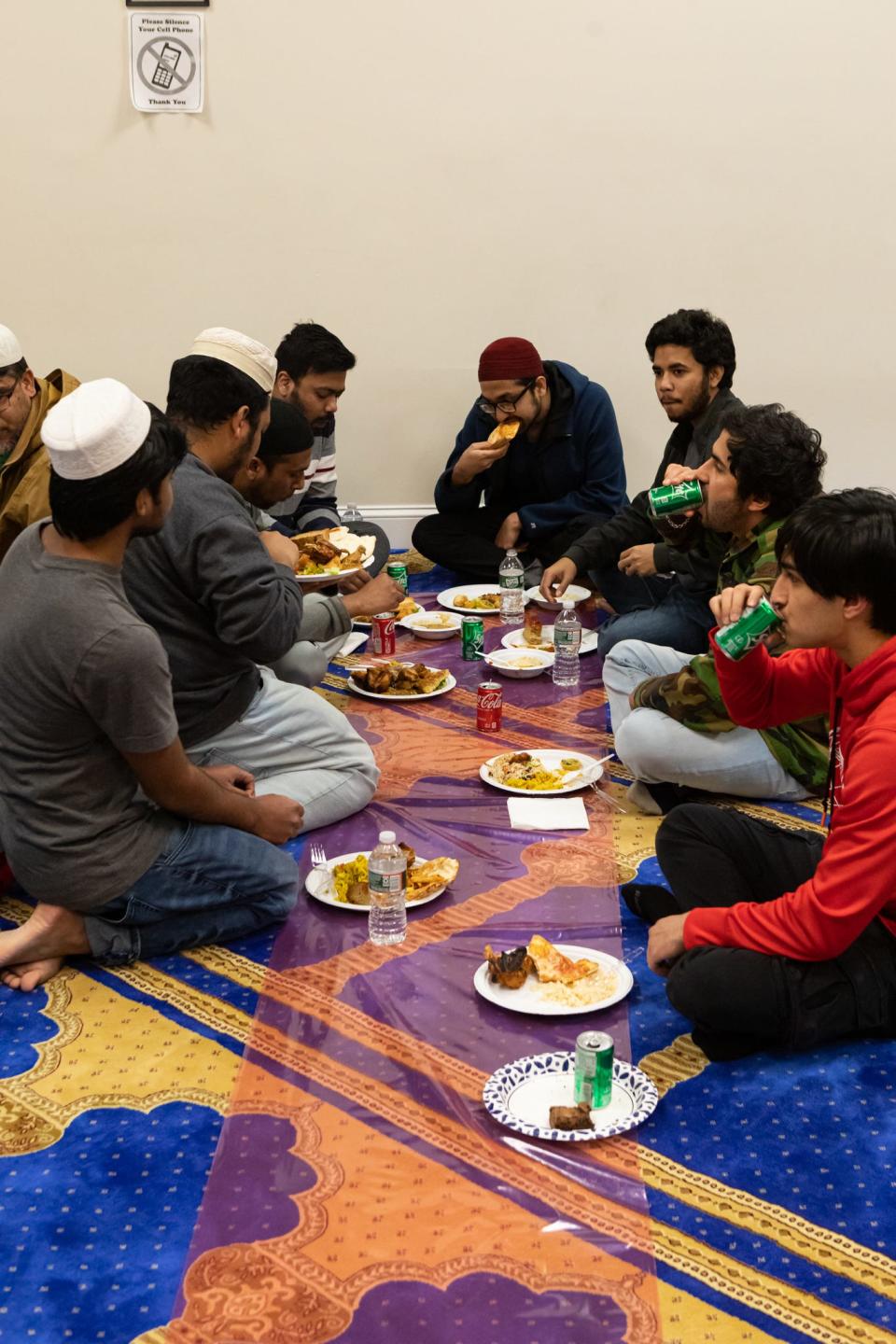 For one month, every year, Muslims from around the SouthCoast gather Saturday nights at the Islamic Society of Southeastern Massachusetts for an evening of food, drink, community, and prayer.