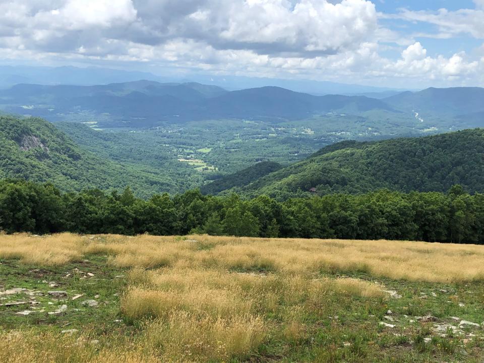 Bearwallow Mountain in Henderson County is known for its long-range, nearly 360-degree views. It's also a working farm.