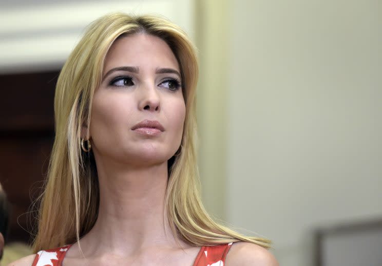 Ivanka Trump wird im Netz kritisiert. (Bild: AP Photo)