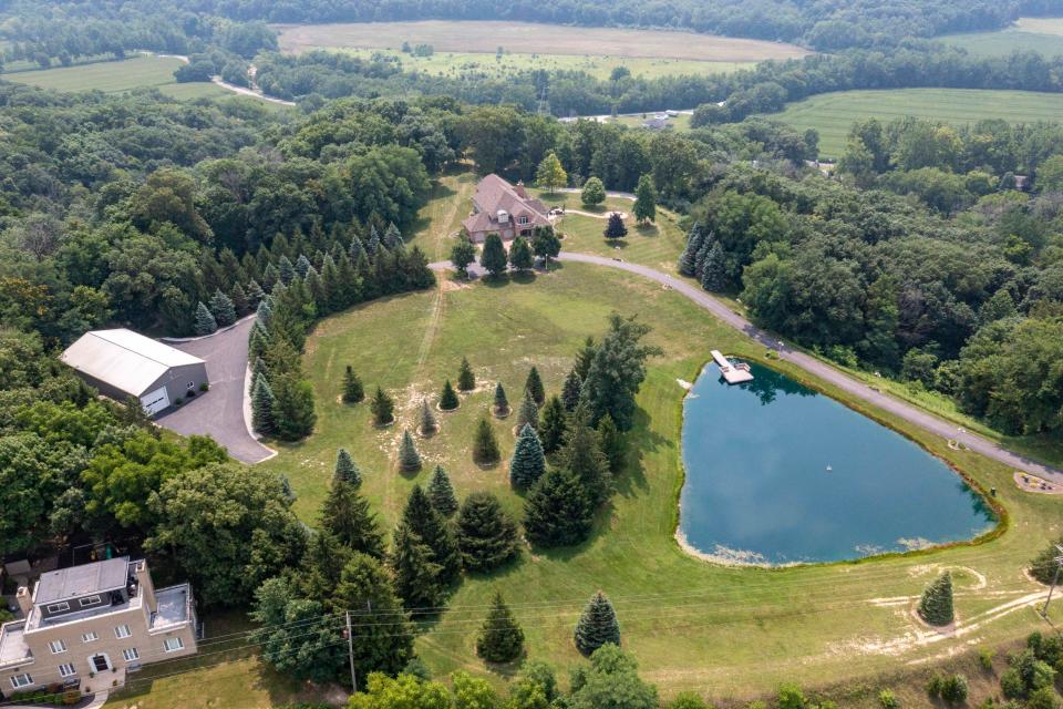 An aerial view of the property at 179 Illinois Route 116, East Peoria. It can be yours for $1,150,000.