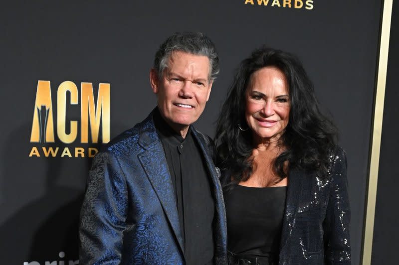 Randy Travis and Mary Davis arrives on the red carpet for the 2023 Academy of Country Music Awards at The Star in Frisco, Texas. File Photo by Ian Halperin/UPI