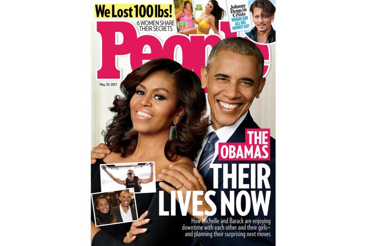 The new issue of People magazine looks at Barack and Michelle Obama's life after the White House. (Photo: People)