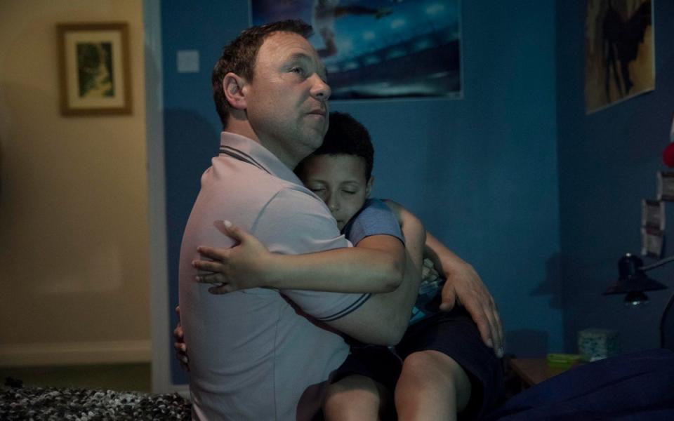 Goodbye son: Stephen Graham in ‘The Virtues’ (Channel 4)