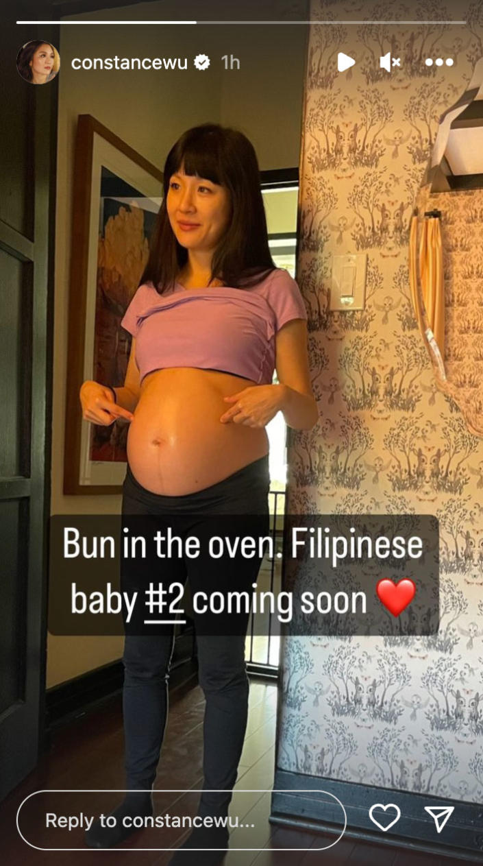 Constance Wu pregnancy announcment (@constancewu via Instagram)