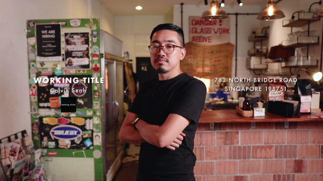 Clavin Seah from working title, burger bar at arab street