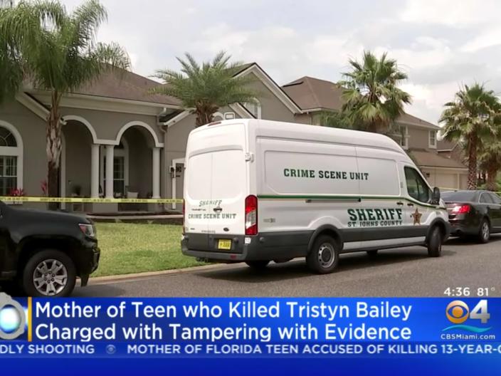 &lt;p&gt;Crystal Lane Smith, mother of teen accused of murdering fellow student, arrested &lt;/p&gt; (CBS Miami/YouTube)
