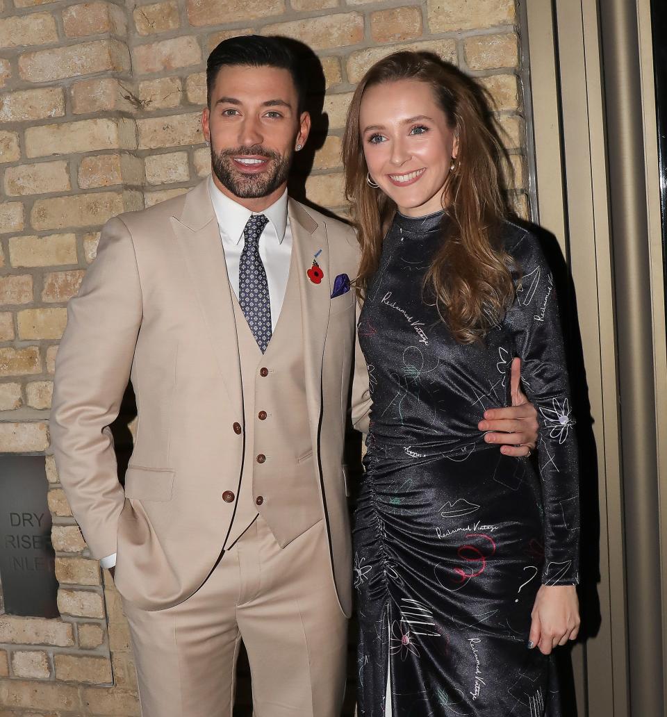 Giovanni Pernice and Rose Ayling-Ellis are seen on November 01, 2021 in London, England. (Getty Images)