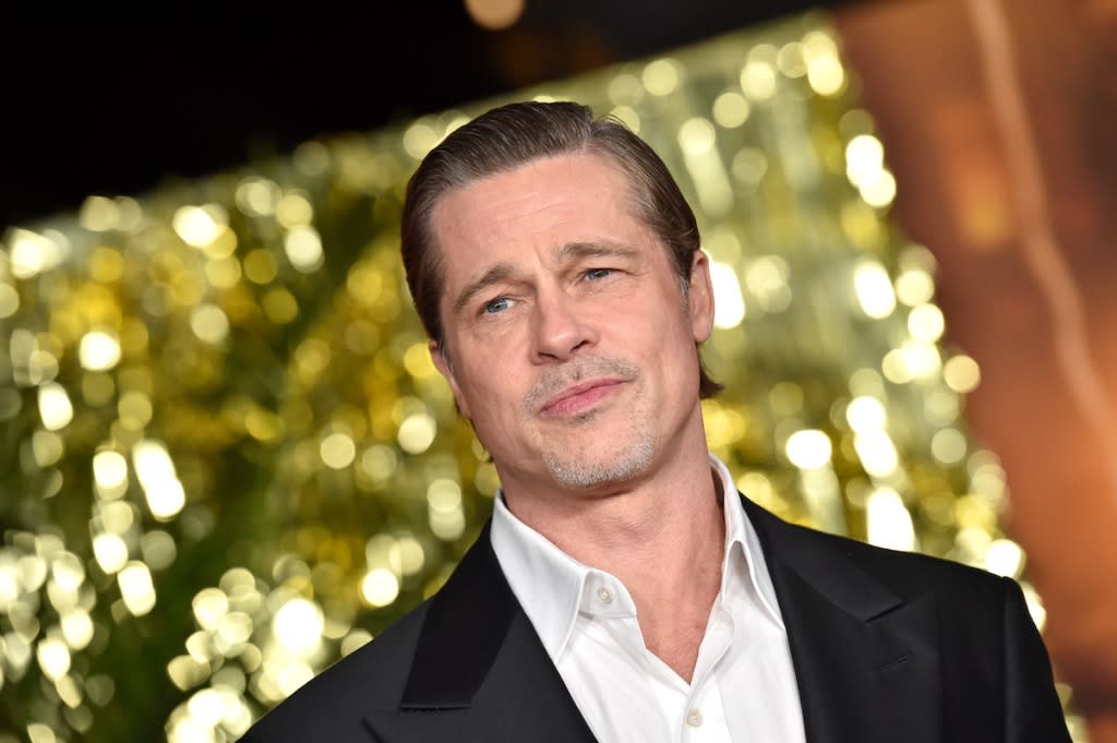 LOS ANGELES, CALIFORNIA - DECEMBER 15: Brad Pitt attends the "Babylon" Global Premiere Screening at Academy Museum of Motion Pictures on December 15, 2022 in Los Angeles, California. (Photo by Axelle/Bauer-Griffin/Getty Images)