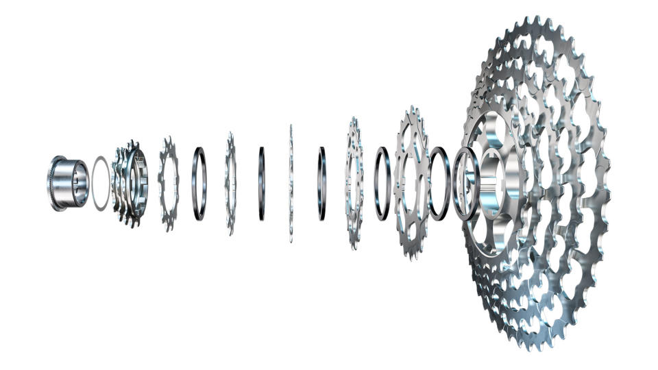 Campagnolo Ekar GT affordable aluminum alloy mechanical 1x13sp gravel groupset, cassette