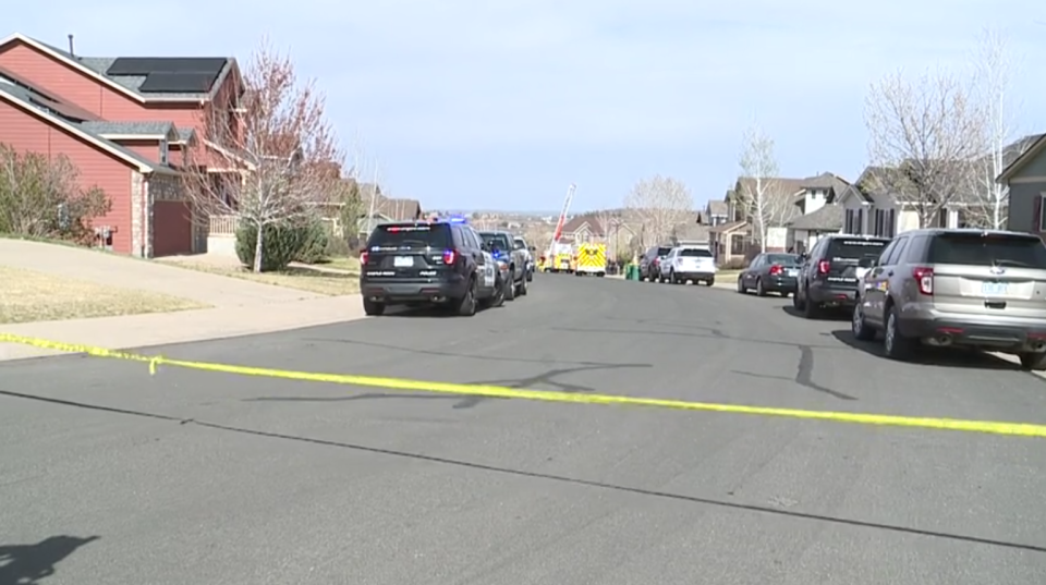 FOX31 crews were at the scene of a fire on Dove Place in Castle Rock that killed one on April 26, 2022.