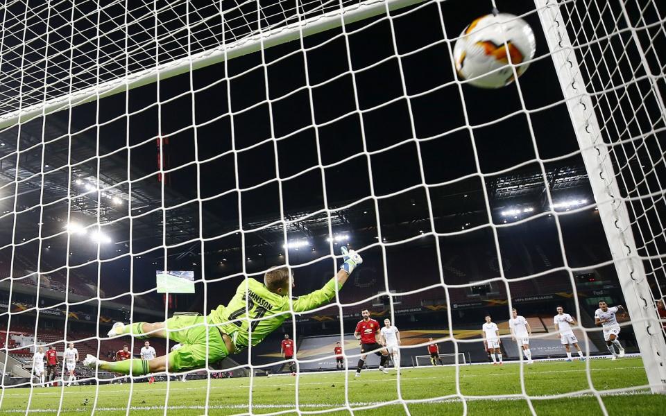 Bruno Fernandes converts from the penalty spot - Shutterstock