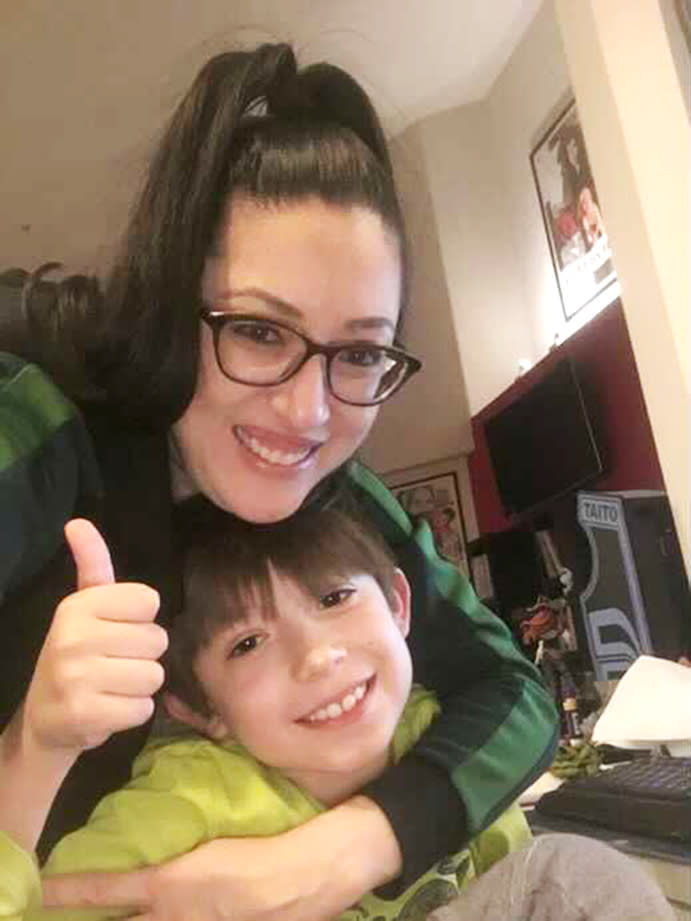 Michelle Mauk with her son, Milo. (Michelle Mauk)