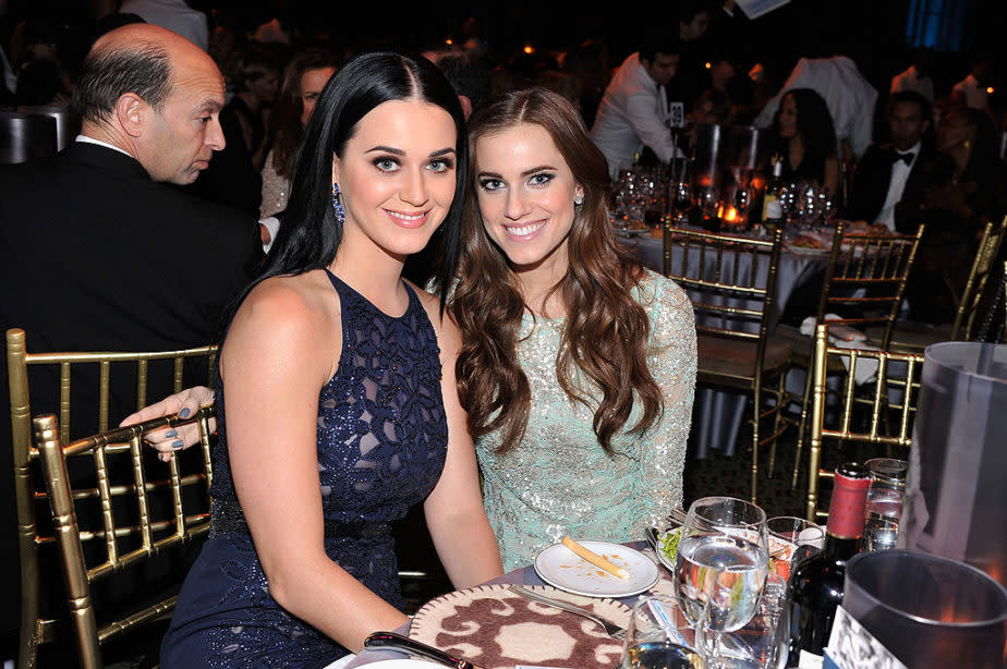 Katy Perry and Allison Williams dyed their hair platinum blonde on the same exact day