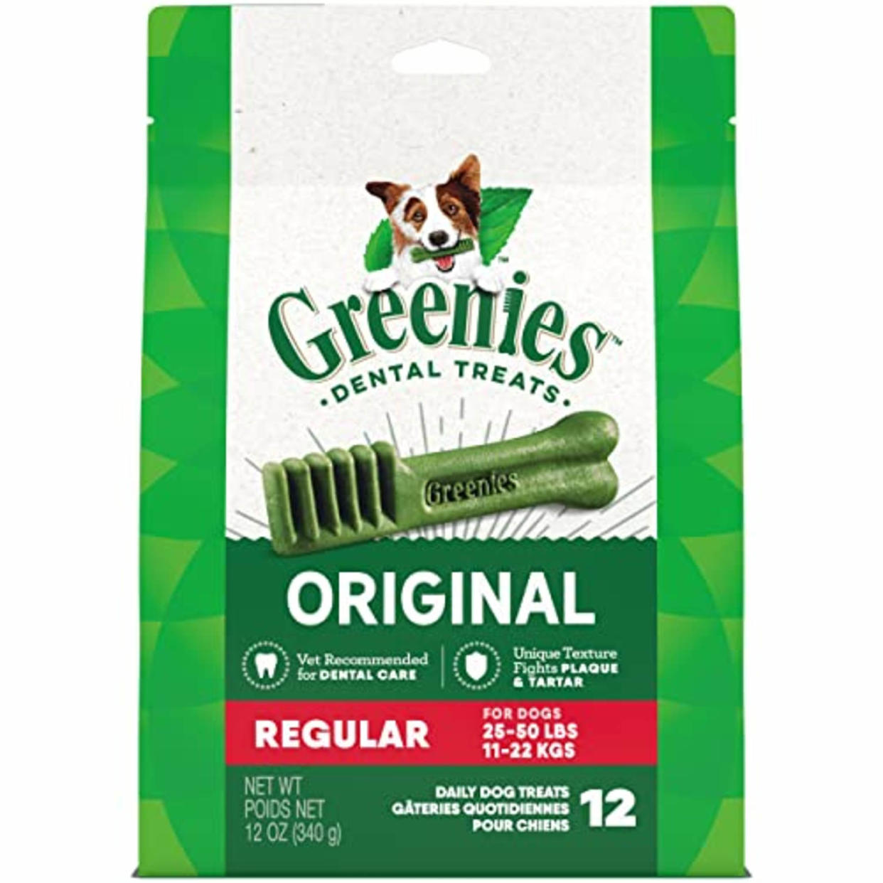 Greenies Regular Dog Dental Treats (Amazon / Amazon)