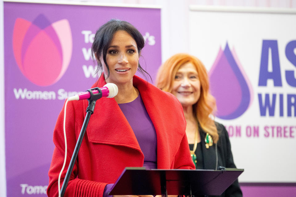 File photo dated 14/01/19 of Duchess of Sussex who, with the Duke of Sussex, is to join education campaigner Malala Yousafzai to celebrate International Day of the Girl.