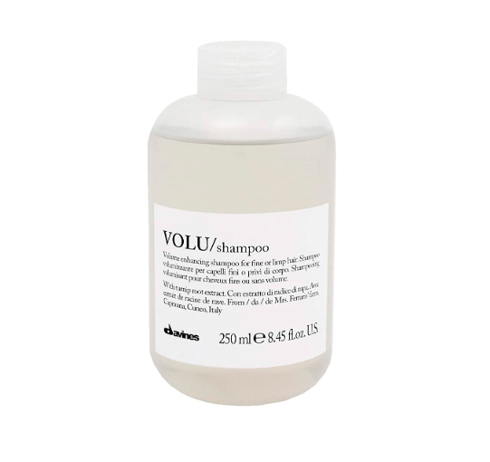 Davines VOLU shampoo, long hair for men