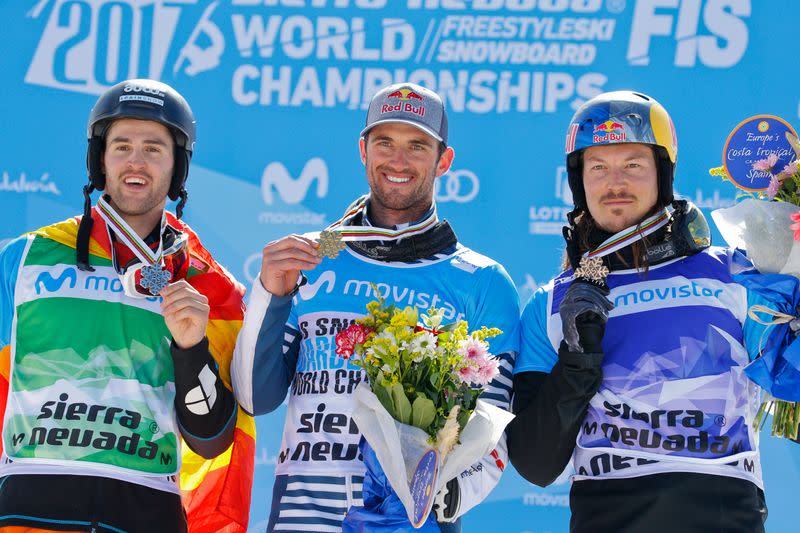 FILE PHOTO: FIS Snowboarding and Freestyle Skiing World Championships - Men's Snowboard Cross Finals