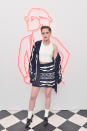 <p>Kristen Stewart, giving off a sexy schoolgirl vibe, attended a Chanel party Wednesday in L.A. (Photo: Stefanie Keenan/Getty Images) </p>