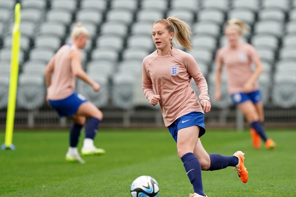 England midfielder Keira Walsh returned to training with her 22 team-mates on Sunday morning (Zac Goodwin/PA) (PA Wire)