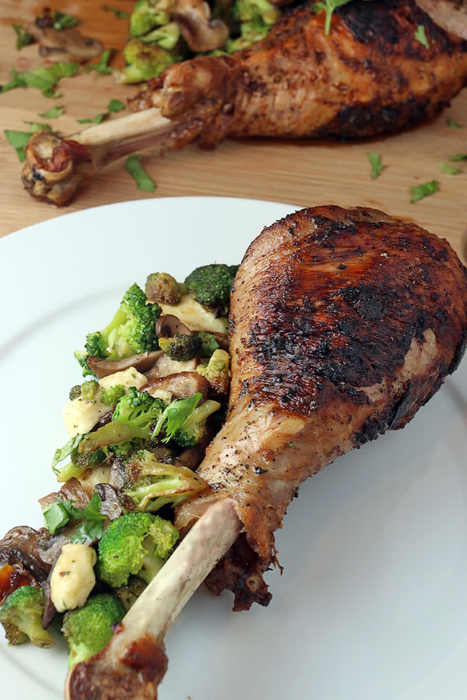 28) Oven Roasted Turkey Legs