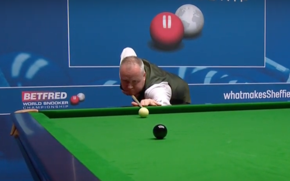 Higgins struck the 11th Crucible maximum of all time in his second round match against Kurt Maflin