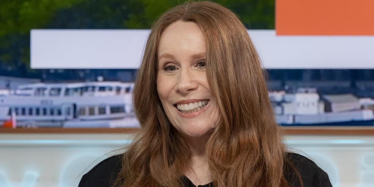 catherine tate during an appearance on good morning britain